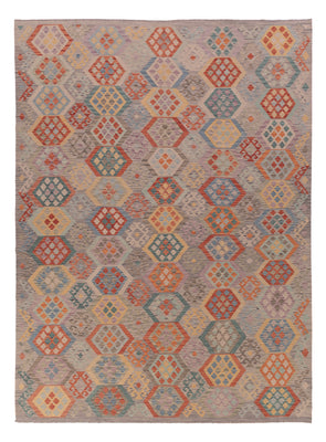 Kelim Rug - Splash - 352 x 255 cm - multicolored