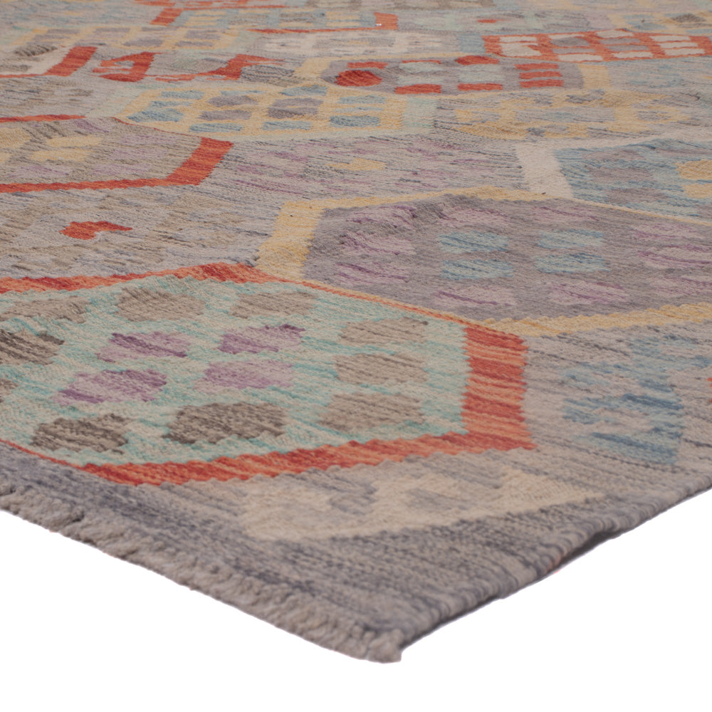 Kelim Rug - Splash - 342 x 257 cm - multicolored