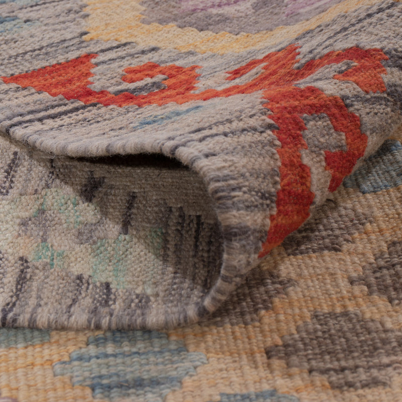 Kelim Rug - Splash - 342 x 257 cm - multicolored