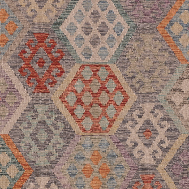 Kelim Rug - Splash - 356 x 255 cm - multicolored