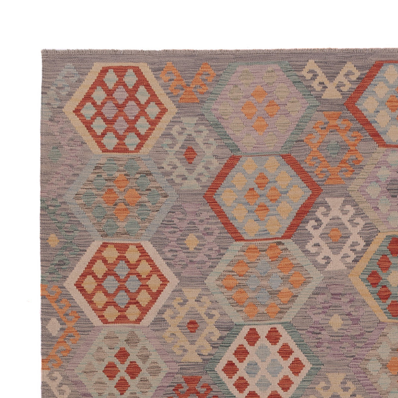 Kelim Rug - Splash - 356 x 255 cm - multicolored