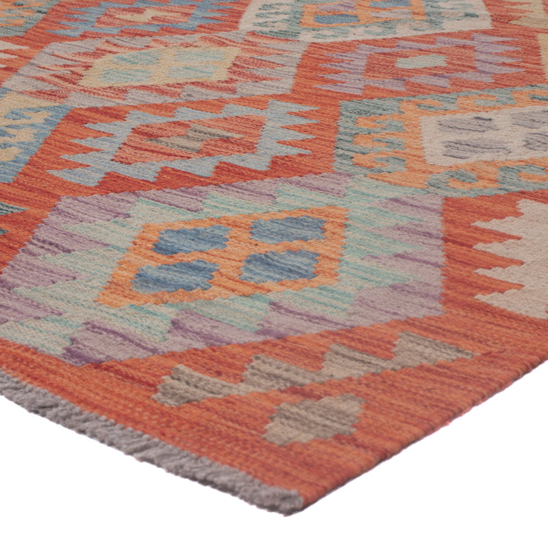 Kelim Rug - Splash - 301 x 249 cm - multicolored
