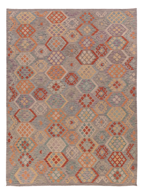 Kelim Rug - Splash - 339 x 245 cm - multicolored