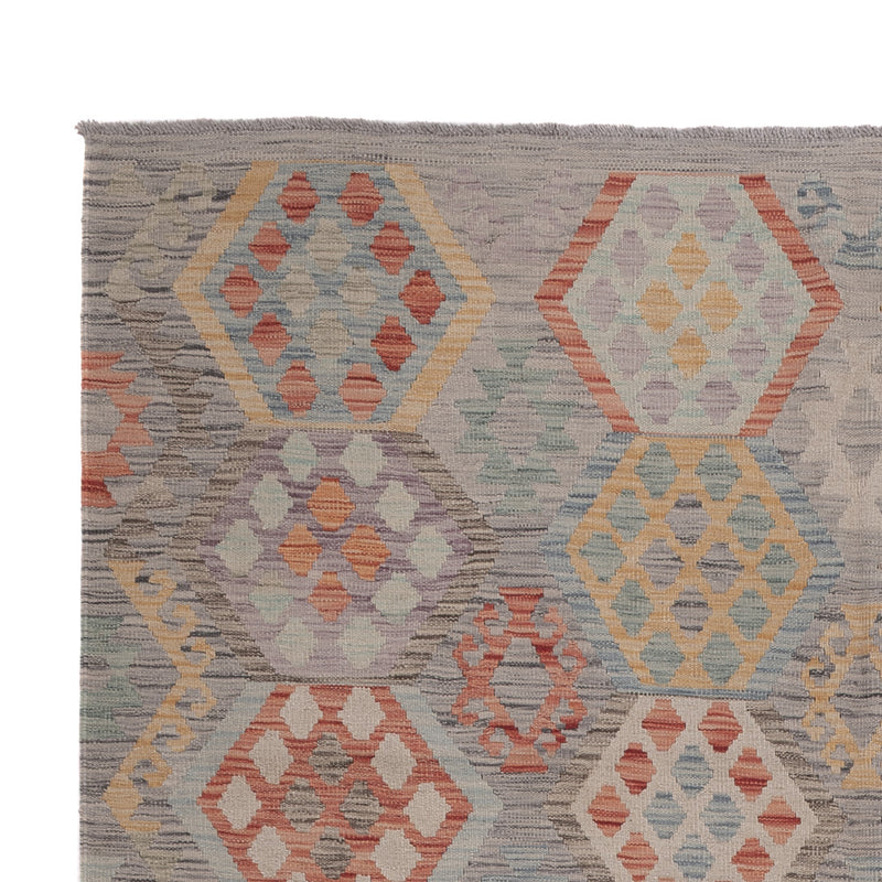 Kelim Rug - Splash - 302 x 202 cm - multicolored