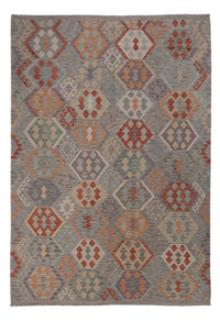 Kelim Rug - Splash - 294 x 203 cm - multicolored