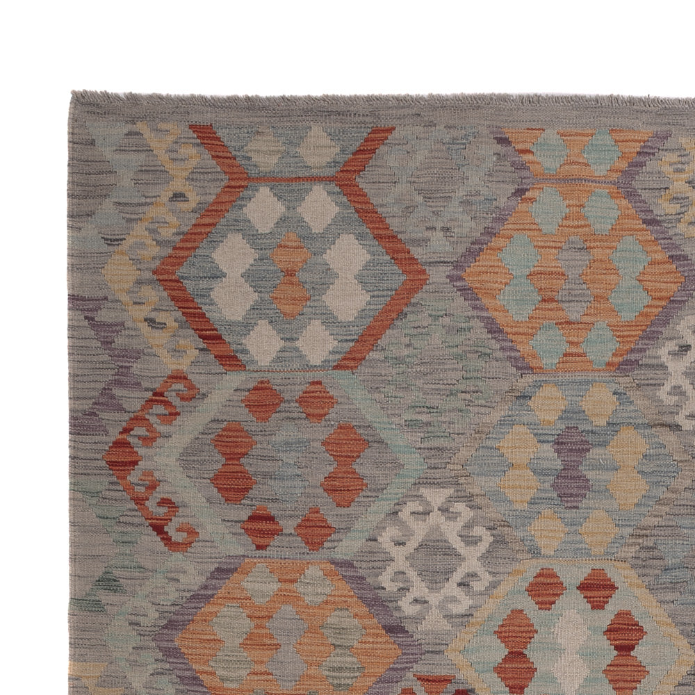 Kelim Rug - Splash - 294 x 203 cm - multicolored