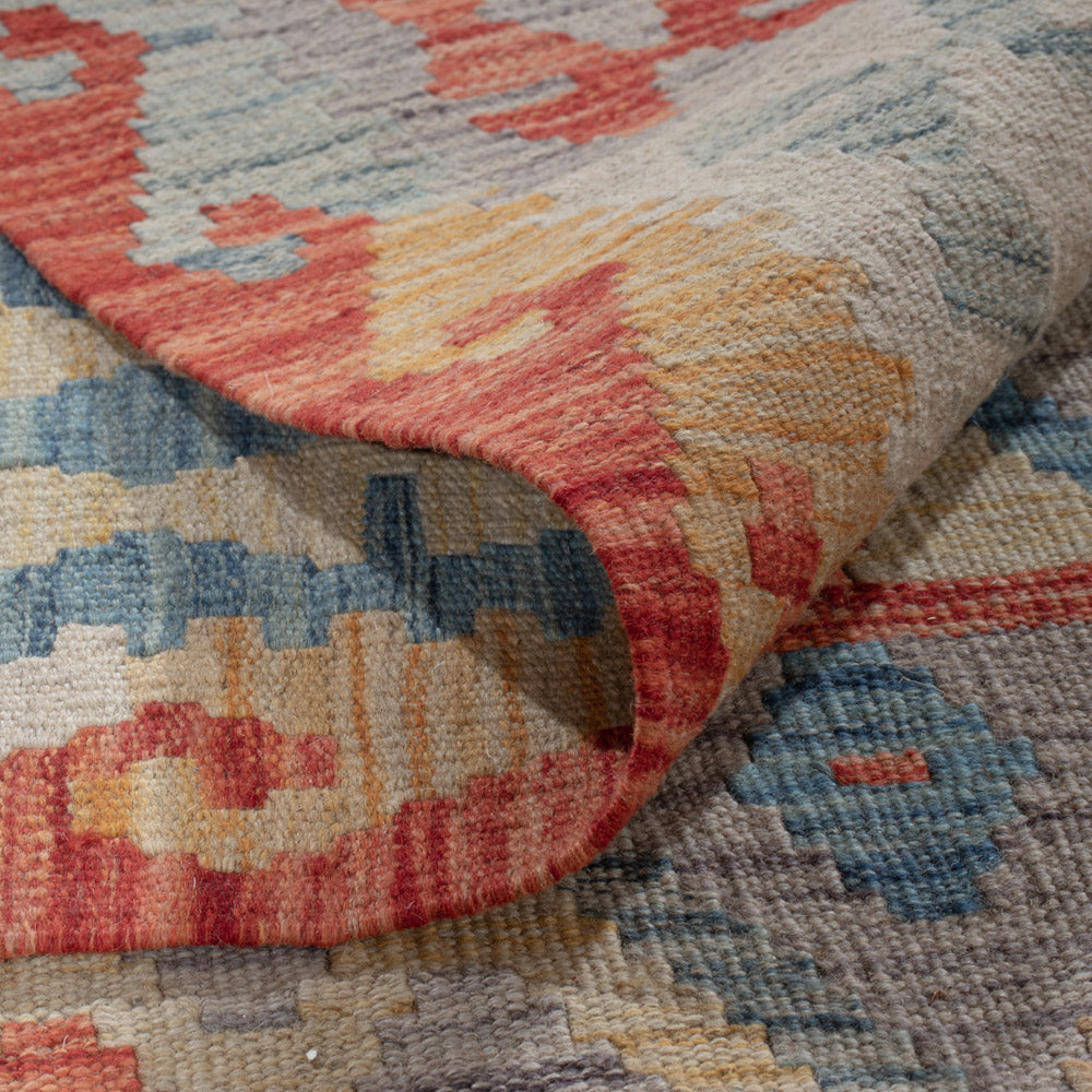 Kelim Rug - Splash - 295 x 205 cm - multicolored