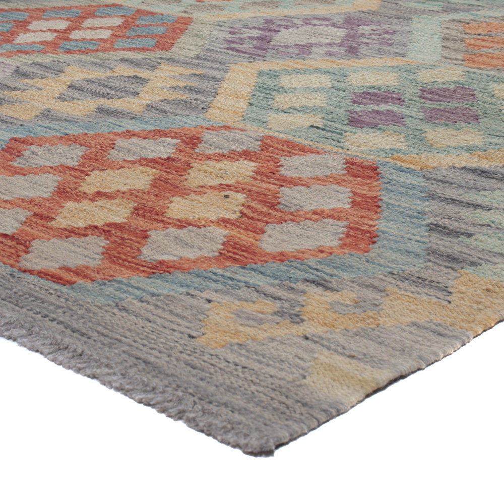 Kelim Rug - Splash - 302 x 200 cm - multicolored