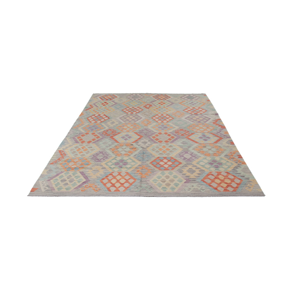 Kelim Rug - Splash - 302 x 200 cm - multicolored