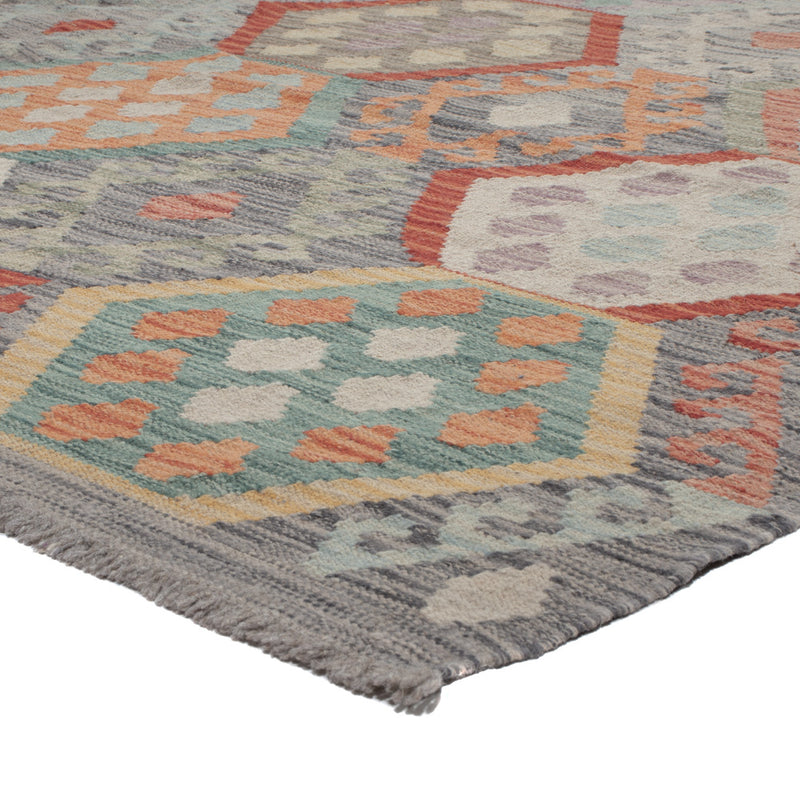 Kelim Rug - Splash - 294 x 209 cm - multicolored