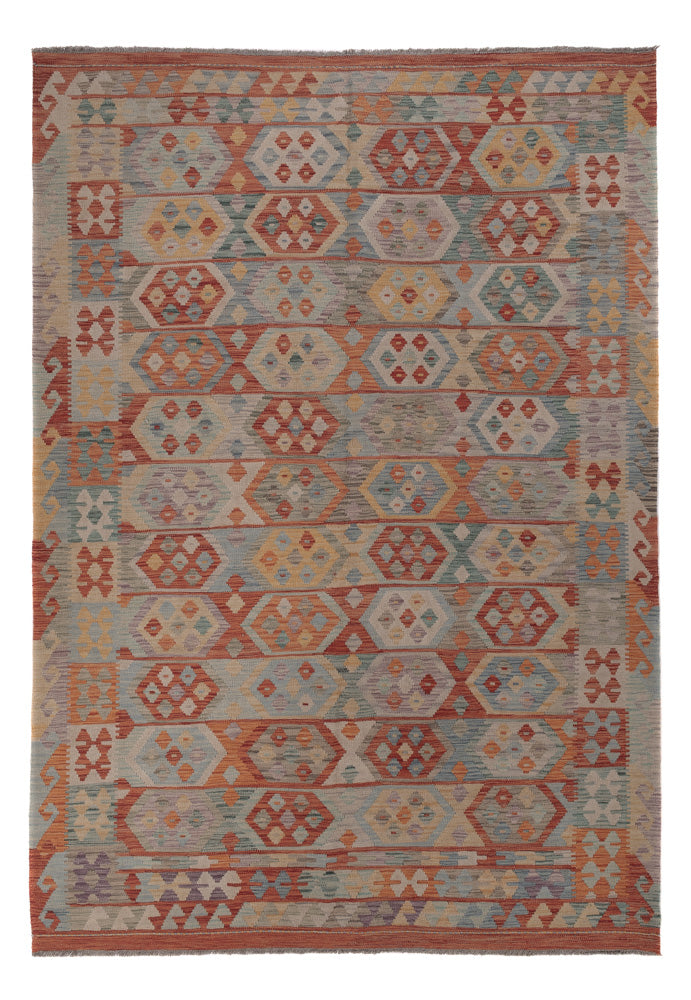 Kelim Rug - Splash - 287 x 197 cm - multicolored