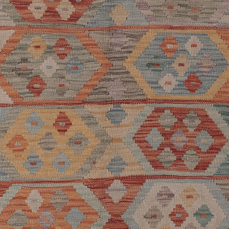 Kelim Rug - Splash - 287 x 197 cm - multicolored