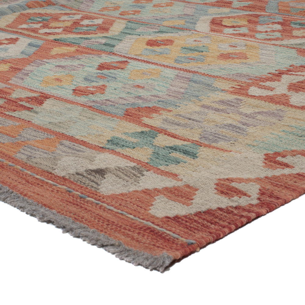 Kelim Rug - Splash - 287 x 197 cm - multicolored