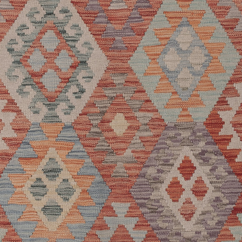 Kelim Rug - Splash - 307 x 250 cm - multicolored