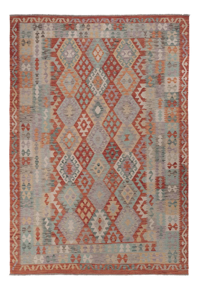 Kelim Rug - Splash - 300 x 208 cm - multicolored