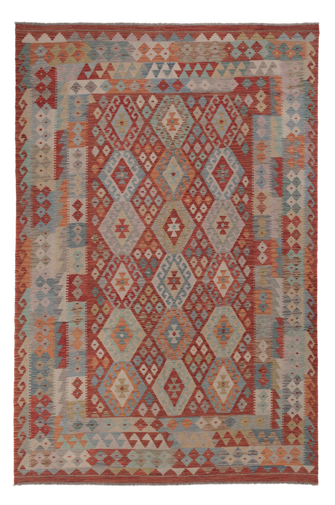 Kelim Rug - Splash - 305 x 204 cm - multicolored
