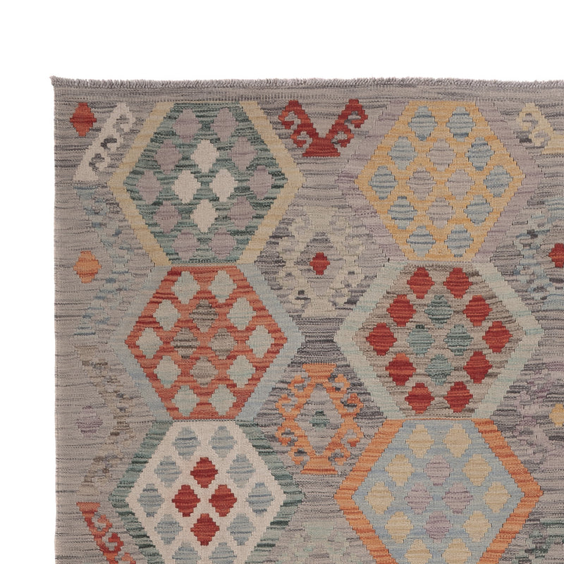 Kelim Rug - Splash - 299 x 205 cm - multicolored