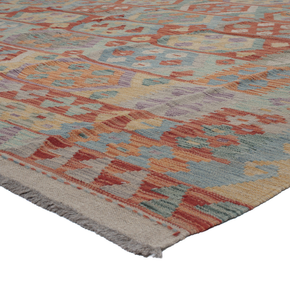 Kelim Rug - Splash - 298 x 247 cm - multicolored