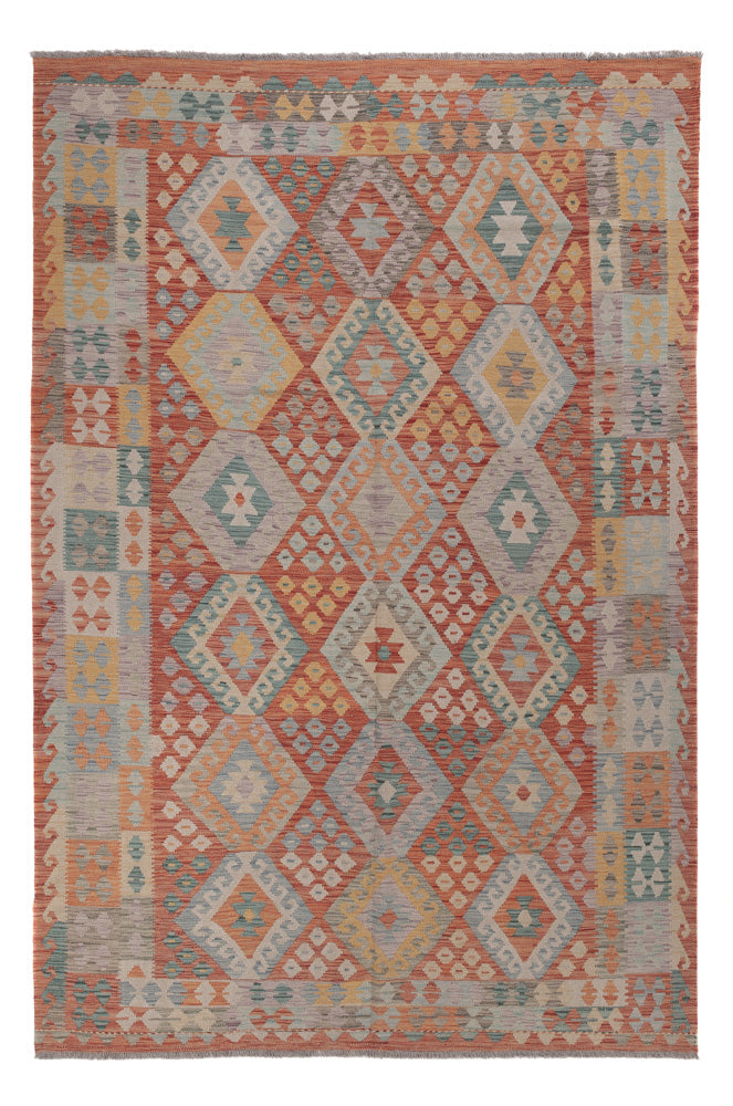 Kelim Rug - Splash - 300 x 200 cm - multicolored