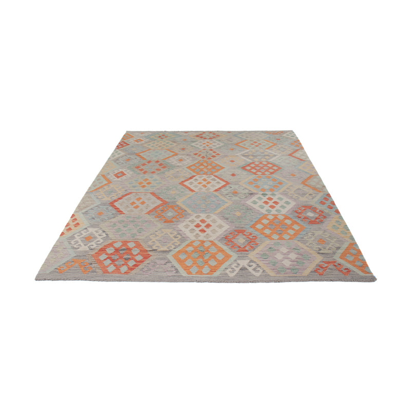 Kelim Rug - Splash - 296 x 201 cm - multicolored