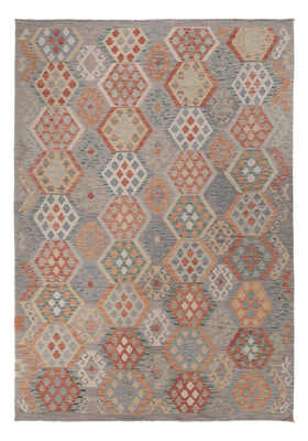 Kelim Rug - Splash - 297 x 208 cm - multicolored