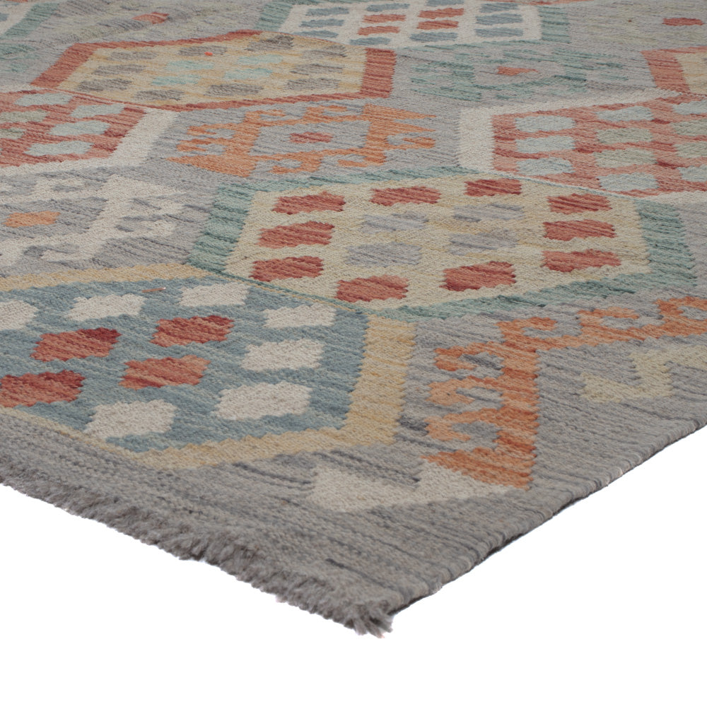 Kelim Rug - Splash - 297 x 208 cm - multicolored