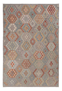 Kelim Rug - Splash - 299 x 203 cm - multicolored