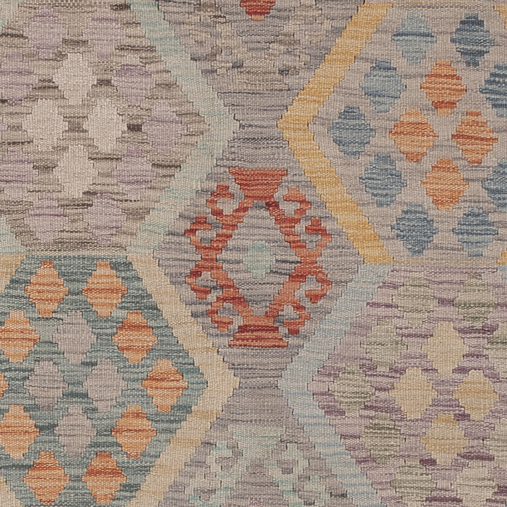 Kelim Rug - Splash - 299 x 203 cm - multicolored