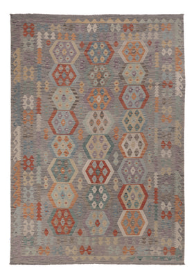 Kelim Rug - Splash - 293 x 206 cm - multicolored