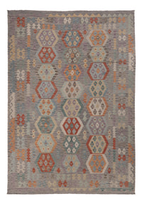 Kelim Rug - Splash - 293 x 206 cm - multicolored