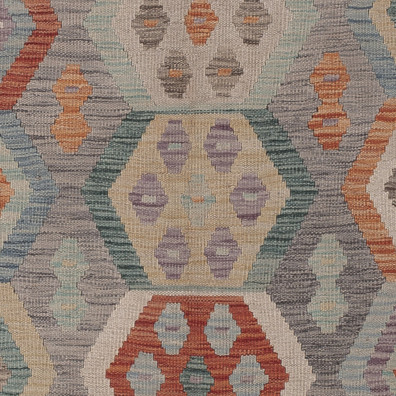 Kelim Rug - Splash - 293 x 206 cm - multicolored