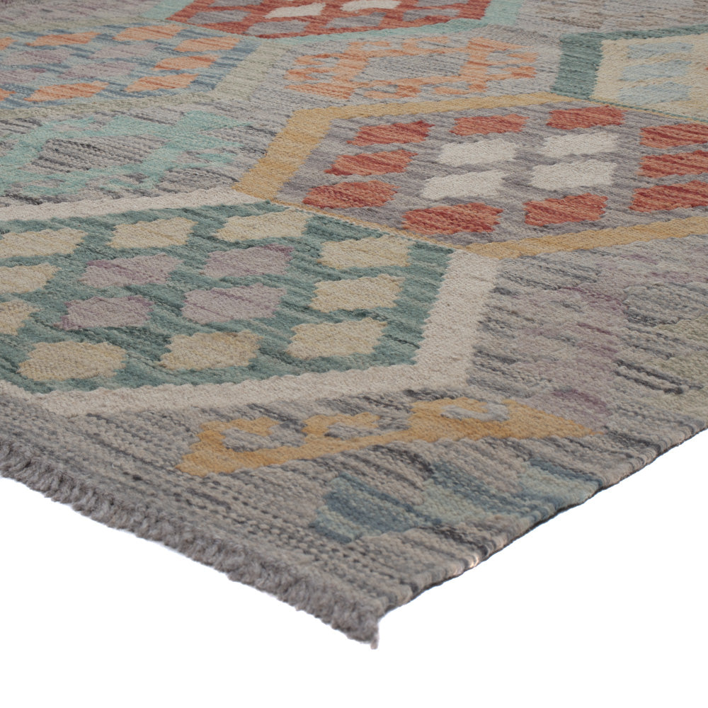 Kelim Rug - Splash - 297 x 198 cm - multicolored
