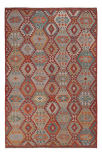Kelim Rug - Splash - 309 x 205 cm - multicolored