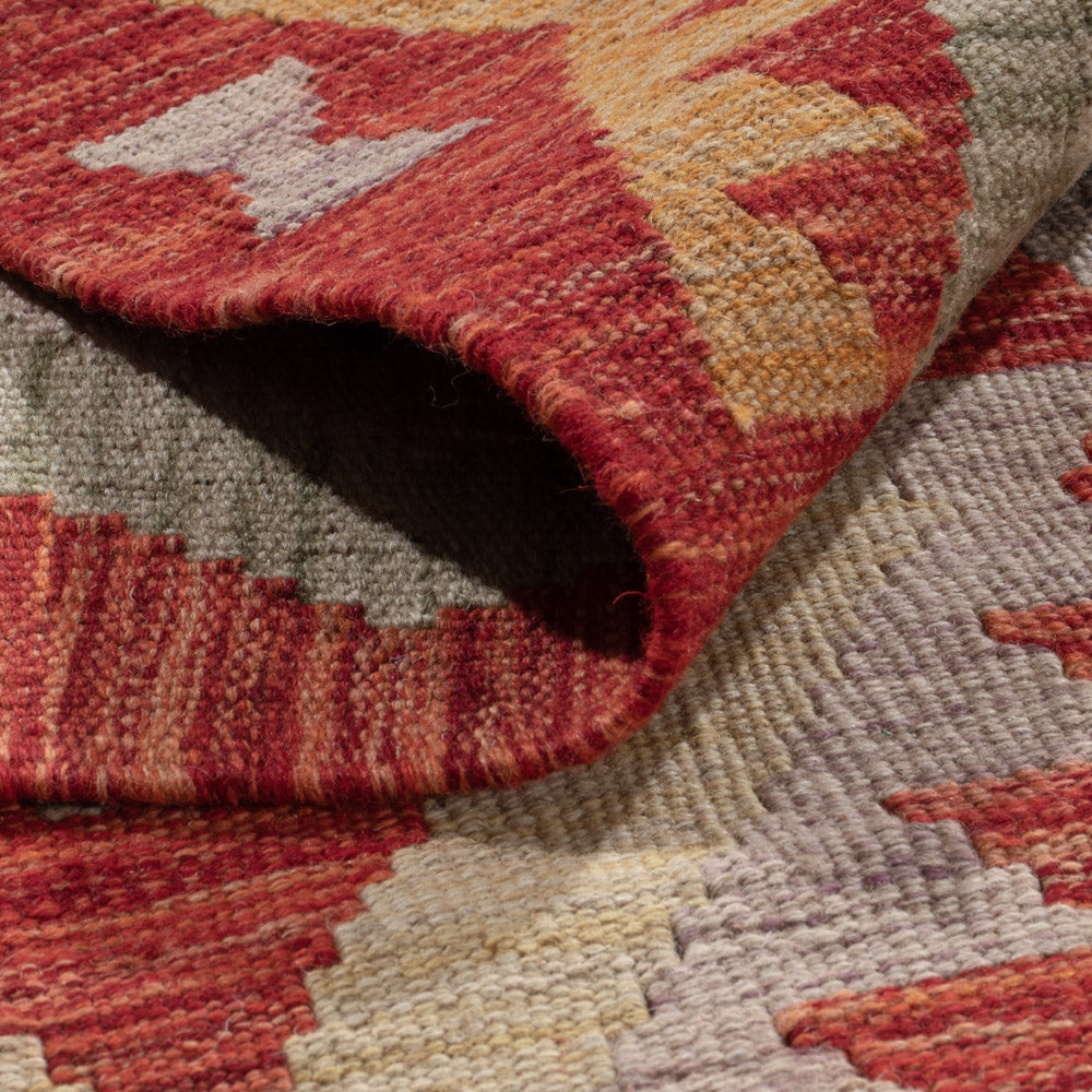 Kelim Rug - Splash - 309 x 205 cm - multicolored