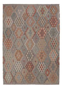 Kelim Rug - Splash - 292 x 214 cm - multicolored