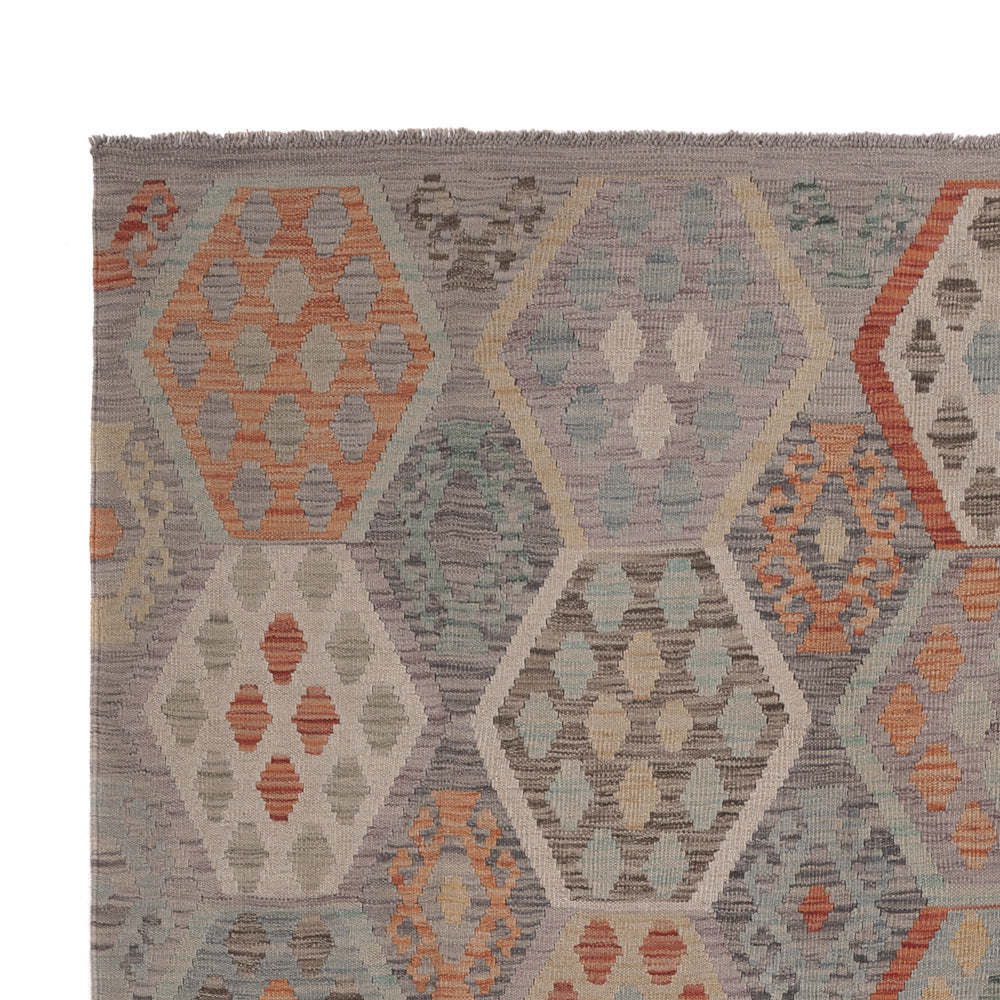 Kelim Rug - Splash - 292 x 214 cm - multicolored