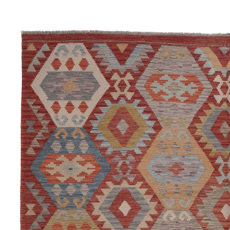 Kelim Rug - Splash - 308 x 208 cm - multicolored