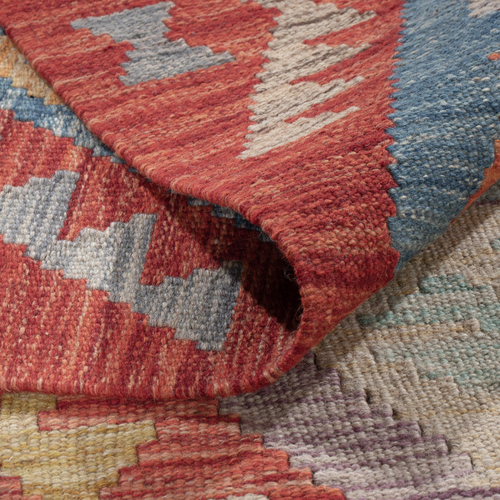 Kelim Rug - Splash - 308 x 208 cm - multicolored