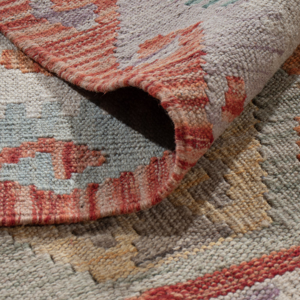 Kelim Rug - Splash - 282 x 195 cm - multicolored