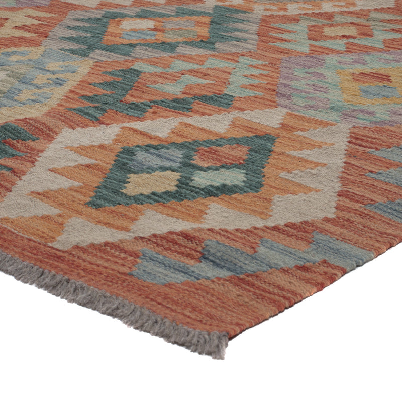 Kelim Rug - Splash - 301 x 197 cm - multicolored