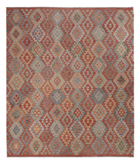 Kelim Rug - Splash - 296 x 257 cm - multicolored