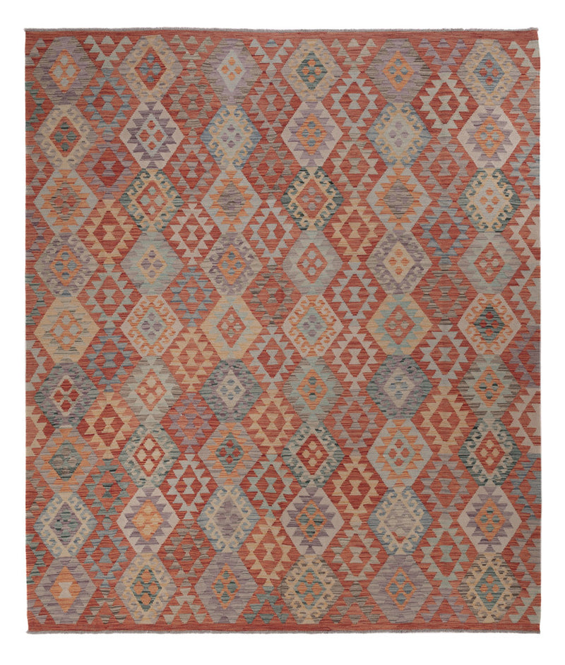 Kelim Rug - Splash - 296 x 257 cm - multicolored