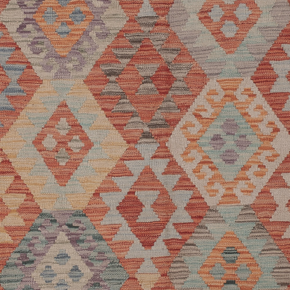 Kelim Rug - Splash - 296 x 257 cm - multicolored