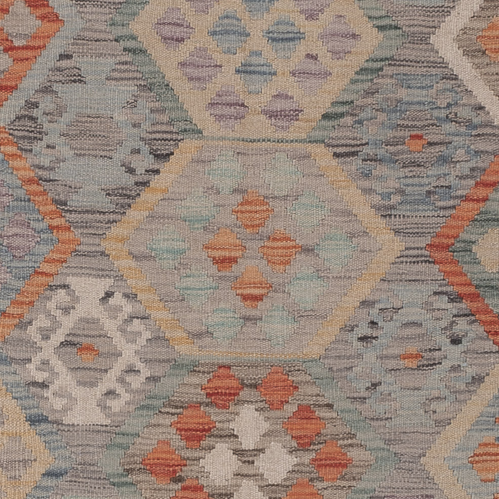 Kelim Rug - Splash - 288 x 203 cm - multicolored