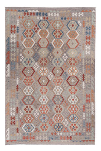 Kelim Rug - Splash - 304 x 207 cm - multicolored