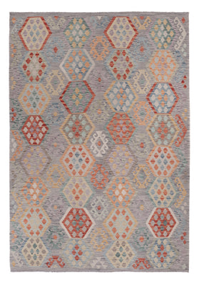 Kelim Rug - Splash - 299 x 211 cm - multicolored