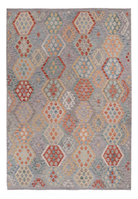 Kelim Rug - Splash - 299 x 211 cm - multicolored