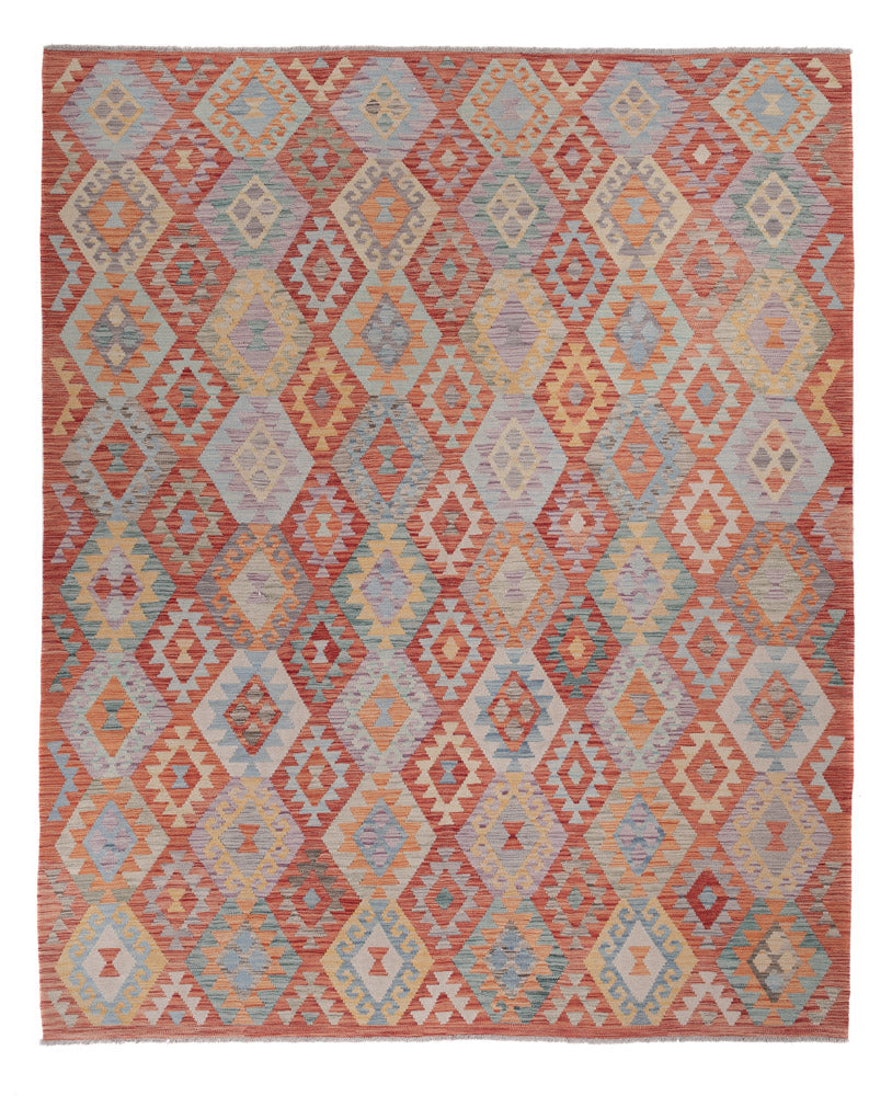 Kelim Rug - Splash - 307 x 253 cm - multicolored