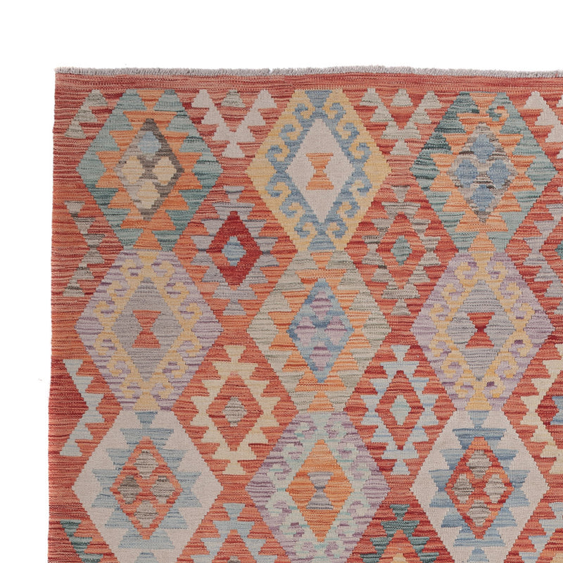 Kelim Rug - Splash - 307 x 253 cm - multicolored