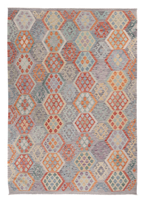 Kelim Rug - Splash - 297 x 211 cm - multicolored